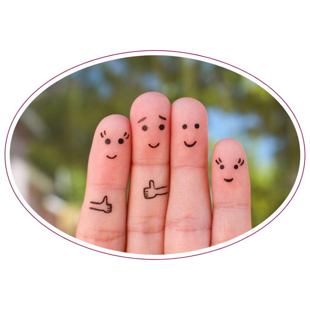 group of fingers